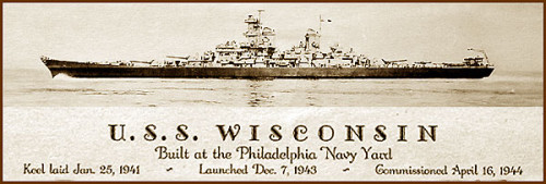 SHIP’S HISTORY | Uss Wisconsin BB-64